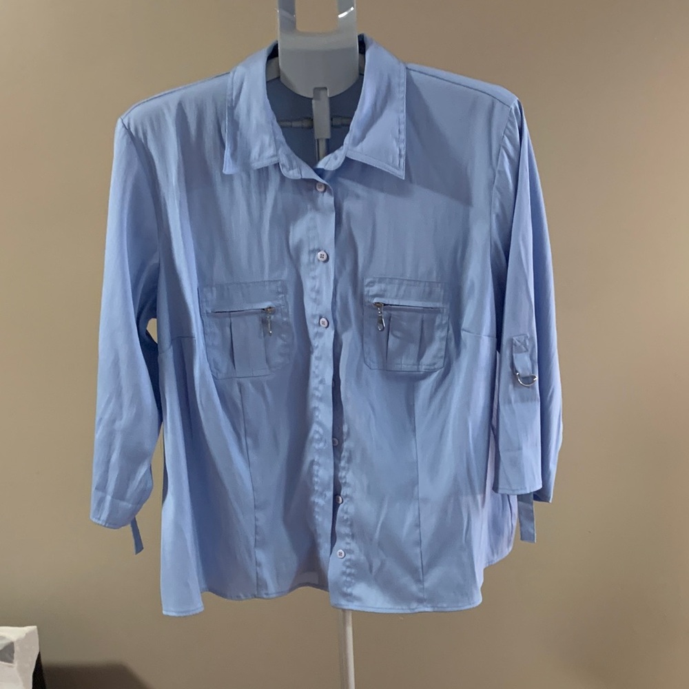 AESPORT Blue Ladies Shirt, 16